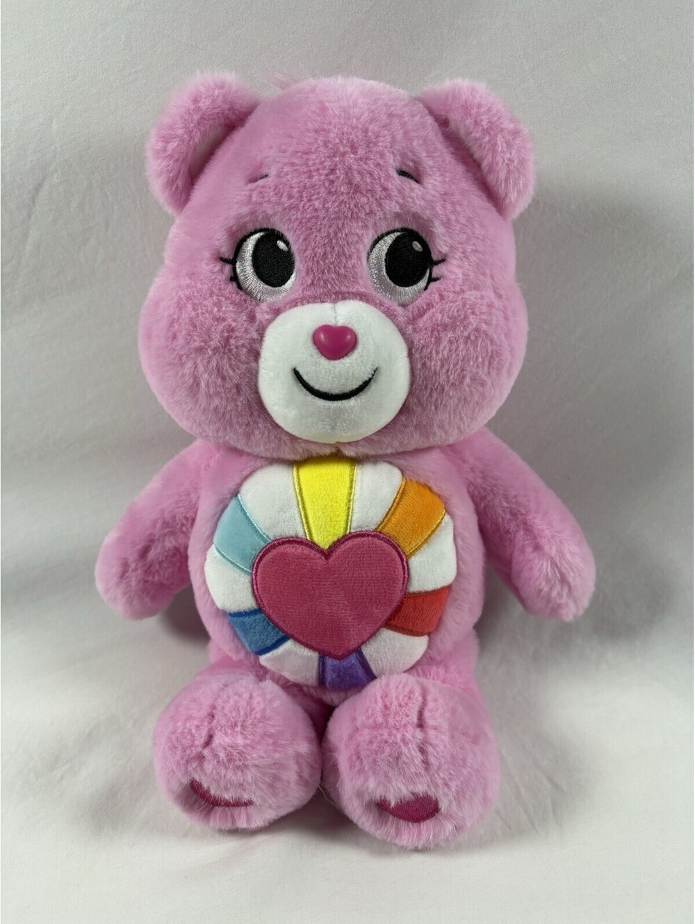 Care Bears Hopeful Heart Pink Bear Plush 13” Stuffed Animal